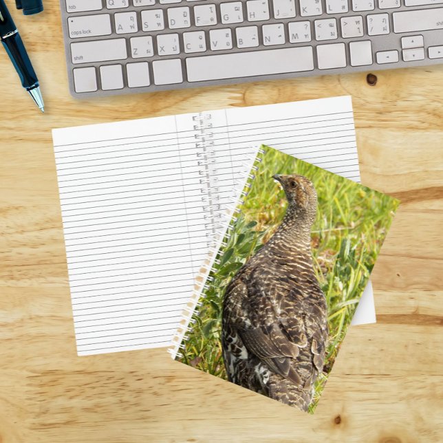 Sooty Grouse Wildlife Photo Notebook (In Situ)