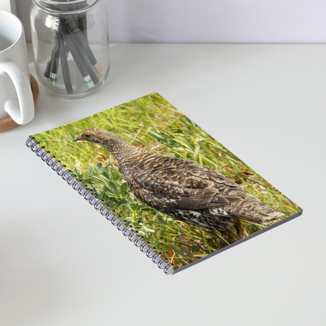 Sooty Grouse Wildlife Photo Notebook (In Situ)