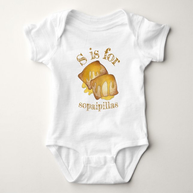 Sopaipilla Sopapilla Cachanga Sopaipa Fried Pastry Baby Bodysuit (Front)