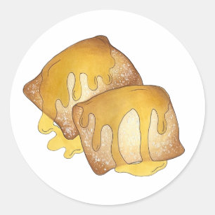 Sopaipilla Sopapilla Cachanga Sopaipa Fried Pastry Classic Round Sticker