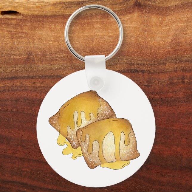 Sopaipilla Sopapilla Cachanga Sopaipa Fried Pastry Key Ring (Front)