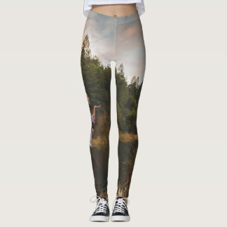Sophia at Sunset Yoga Leggings