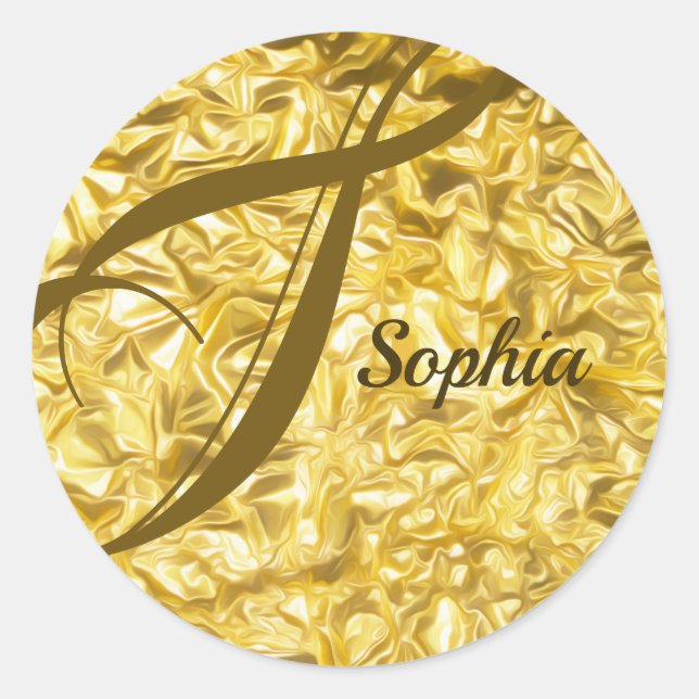 Sophia Classic Round Sticker (Front)