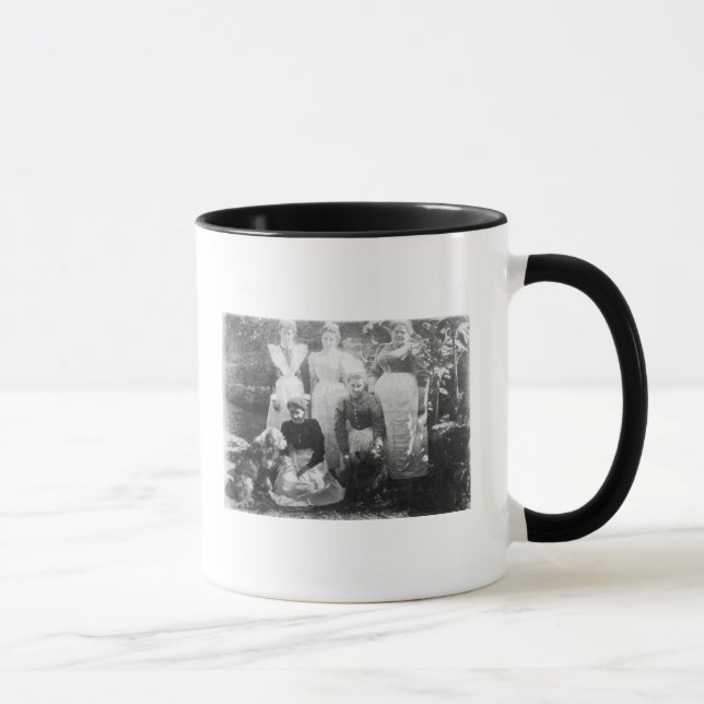 Sophia Farrell and maids, 1899 Mug (Right)