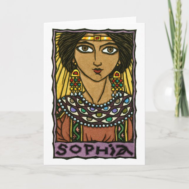 Sophia Greeting Card (Front)