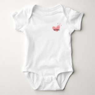 Sophia Heart Baby Bodysuit 