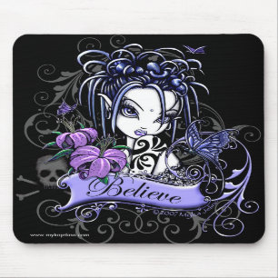 "Sophia Lilly" Believe Butterfly Fairy Mousepad