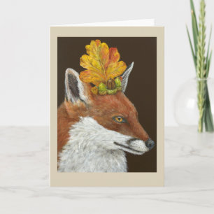 Sophia the fox greeting card