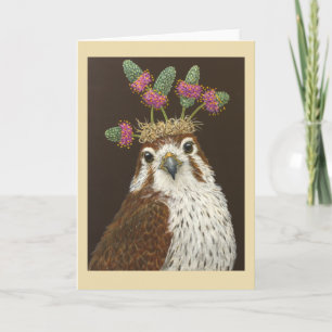 Sophia the prairie falcon card