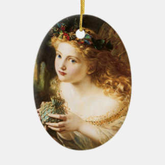 Sophie Anderson's "Take the Fair Face of Woman" Ceramic Tree Decoration
