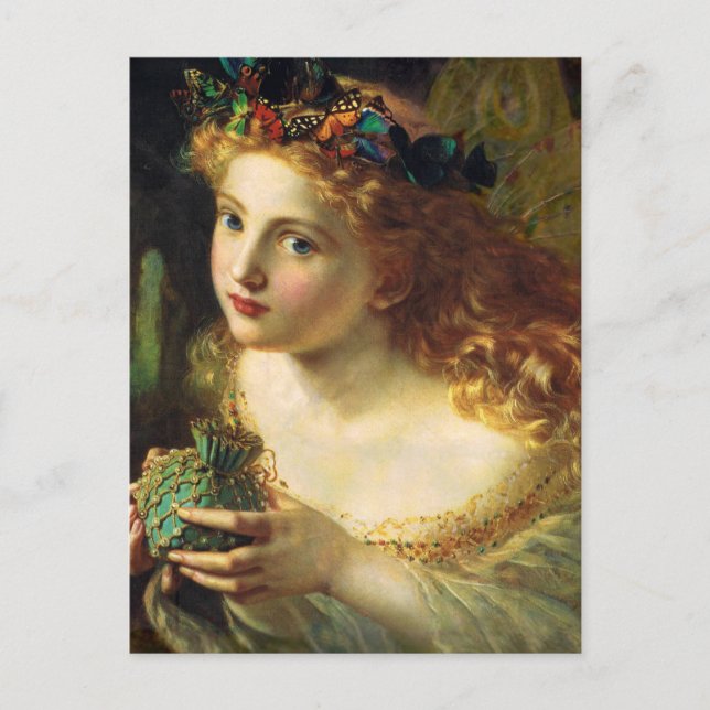 Sophie Gengembre Anderson Fairy Art Postcard (Front)