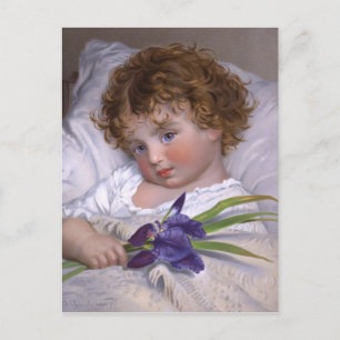 Sophie Gengembre Anderson: Prattling Primrose Postcard