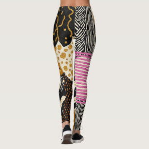 Sophisticated African Caribbean Asian Leggings