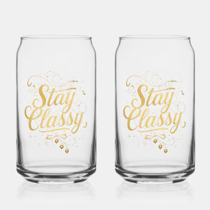 Sophisticated and Chic Inspirational Typography Can Glass