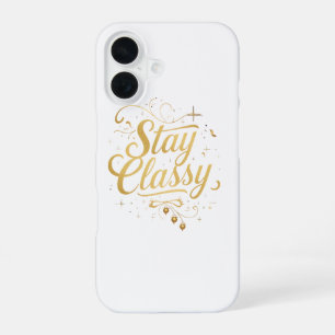 Sophisticated and Chic Inspirational Typography iPhone 16 Case
