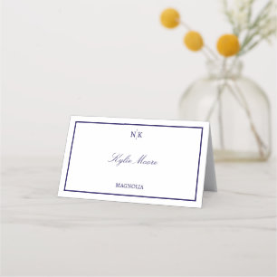 Sophisticated and Classic  Place Card