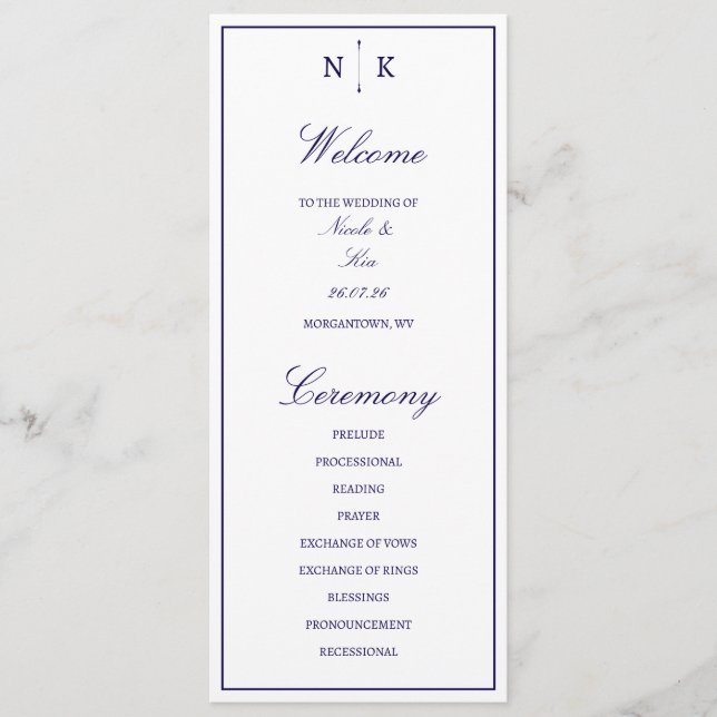 Sophisticated and Classic Programme (Front)