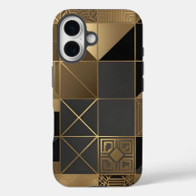 Sophisticated Art Deco Geometric Tile Phone Case