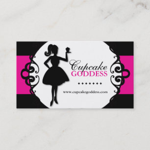 Sophisticated Bakery & Cupcake Business Card