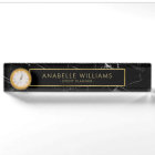 Sophisticated Black Marble and Gold Texture