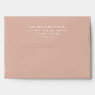 Sophisticated Black Typographic Envelope