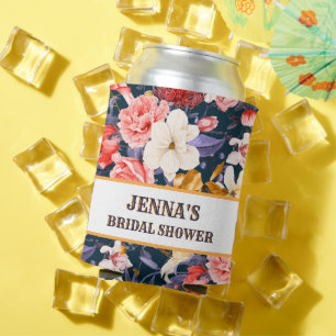 Sophisticated Boho Floral Party Can Cooler