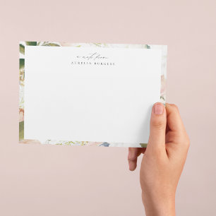 Sophisticated Botanical Floral Frame Card
