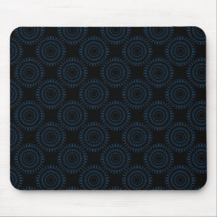 Sophisticated Chic Mousepad, Royal Blue Mouse Pad