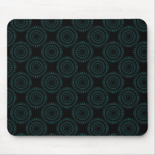 Sophisticated Chic Mousepad, Teal Mouse Pad