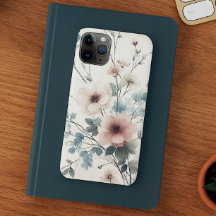 Sophisticated Classy Delicate Watercolor Flowers Case-Mate iPhone Case