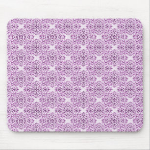 Sophisticated Damask Mousepad, Wisteria Mouse Pad