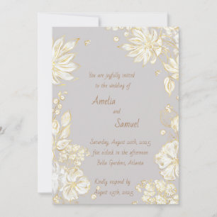 Sophisticated design invitation