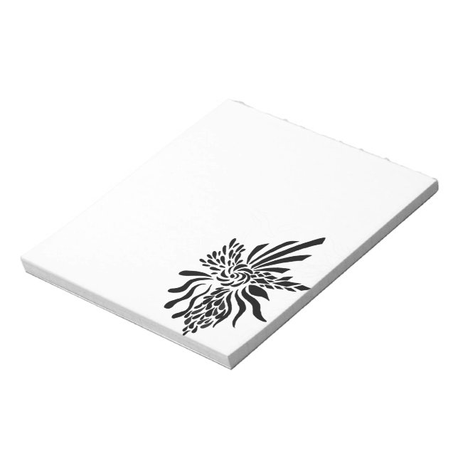 Sophisticated Fleur Notepad (Rotated)