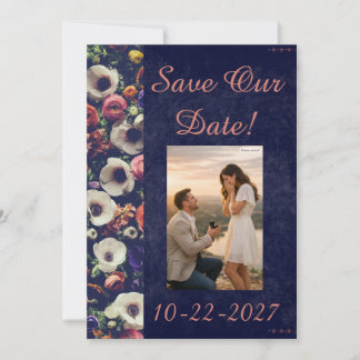 Sophisticated Floral Wedding Stationery Invitation