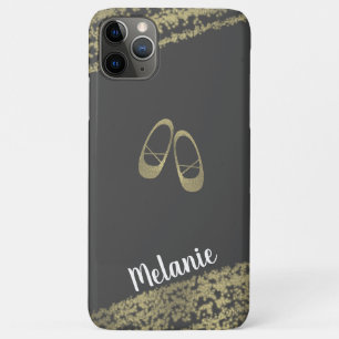 Sophisticated Foil Gold Edges Ballerina Dancer Case-Mate iPhone Case