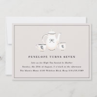 Sophisticated Girls High Tea Birthday Party