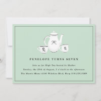 Sophisticated Girls High Tea Birthday Party