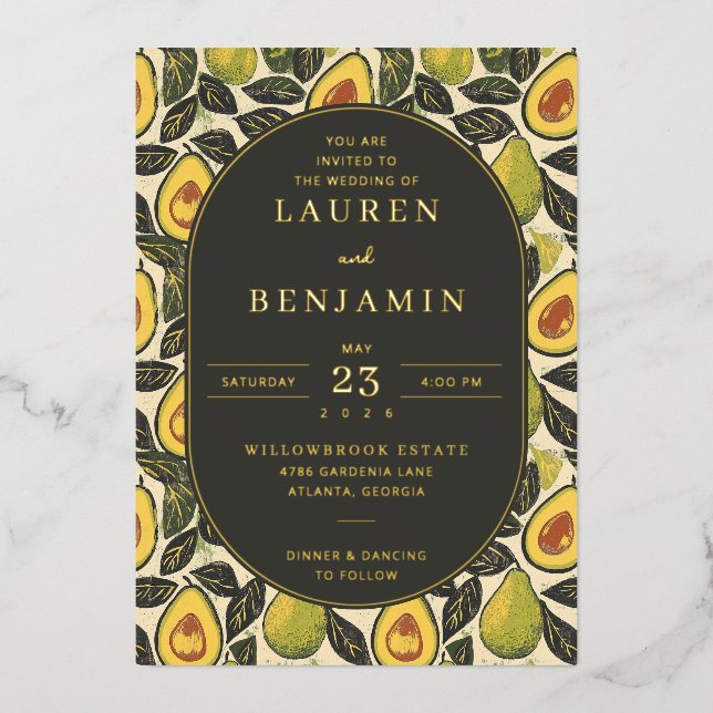 Sophisticated Green Avocado (Front)