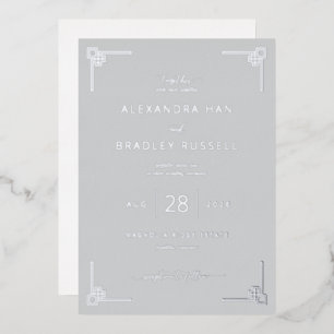 Sophisticated Grey Geometric Elegancy