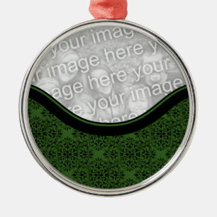 Sophisticated Holiday Damask Premium Ornament