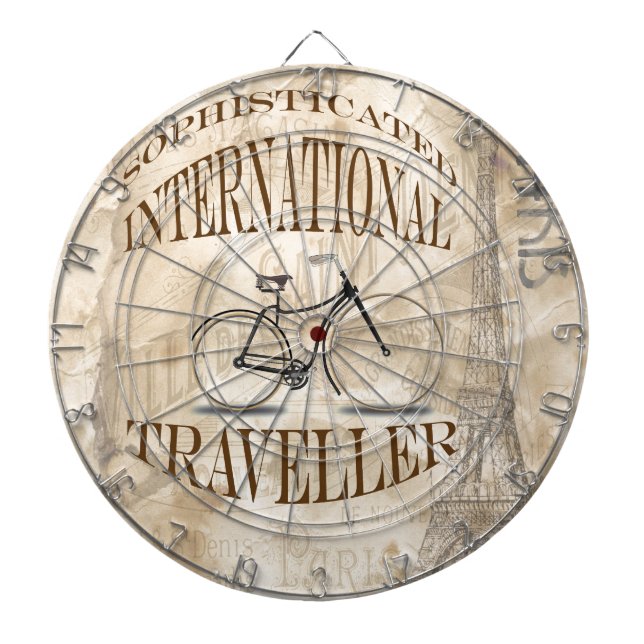 Sophisticated International Traveller Dartboard (Front)