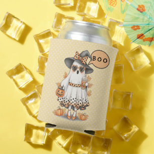 Sophisticated Lady Ghost in Party Dress Can Cooler