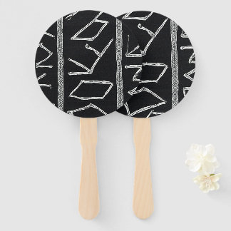 Sophisticated Luxury African Asian Caribbean Hand Fan