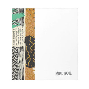 Sophisticated Luxury African Asian Caribbean Notepad