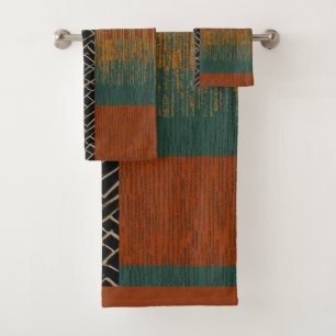 Sophisticated Luxury African Caribbean Bath Towel Set