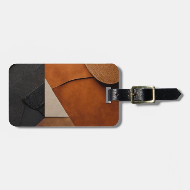 Sophisticated Luxury African Caribbean Luggage Tag (Front Horizontal)