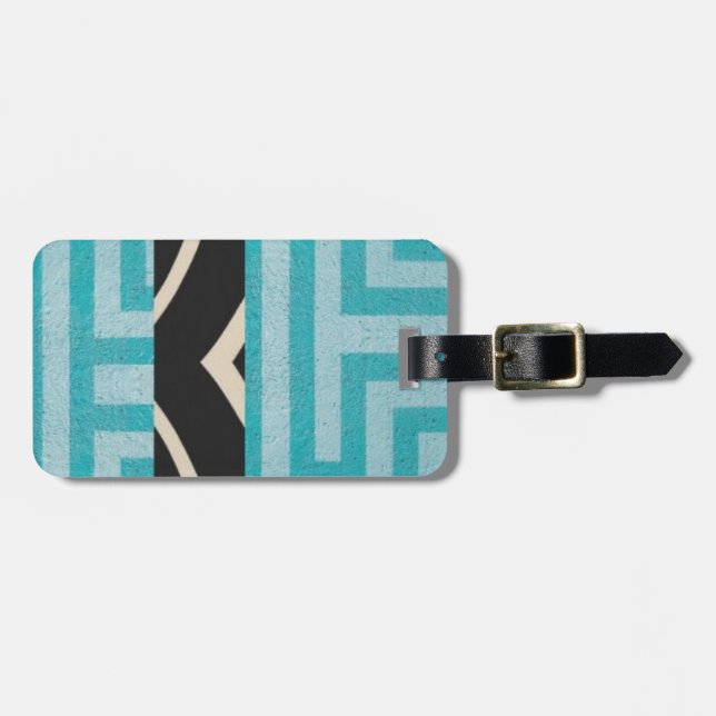 Sophisticated Luxury African Caribbean Luggage Tag (Front Horizontal)