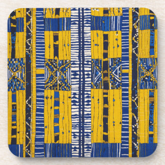 Sophisticated Luxury African Caribbean Mudcloth Coaster