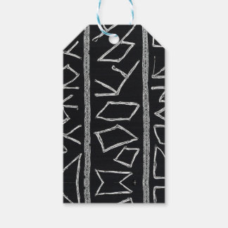 Sophisticated Luxury African Caribbean Mudcloth Gift Tags