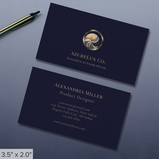 Sophisticated Luxury Logo Business Card (Creator Uploaded)